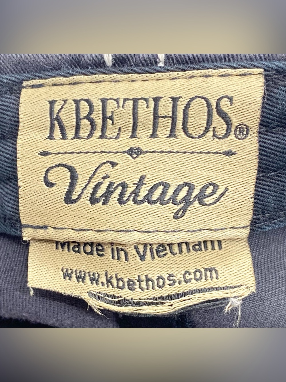 KBETHOS Vintage Women’s Charcoal Gray Pink HOWDY Baseball Hat Boho Country - Picture 12 of 13